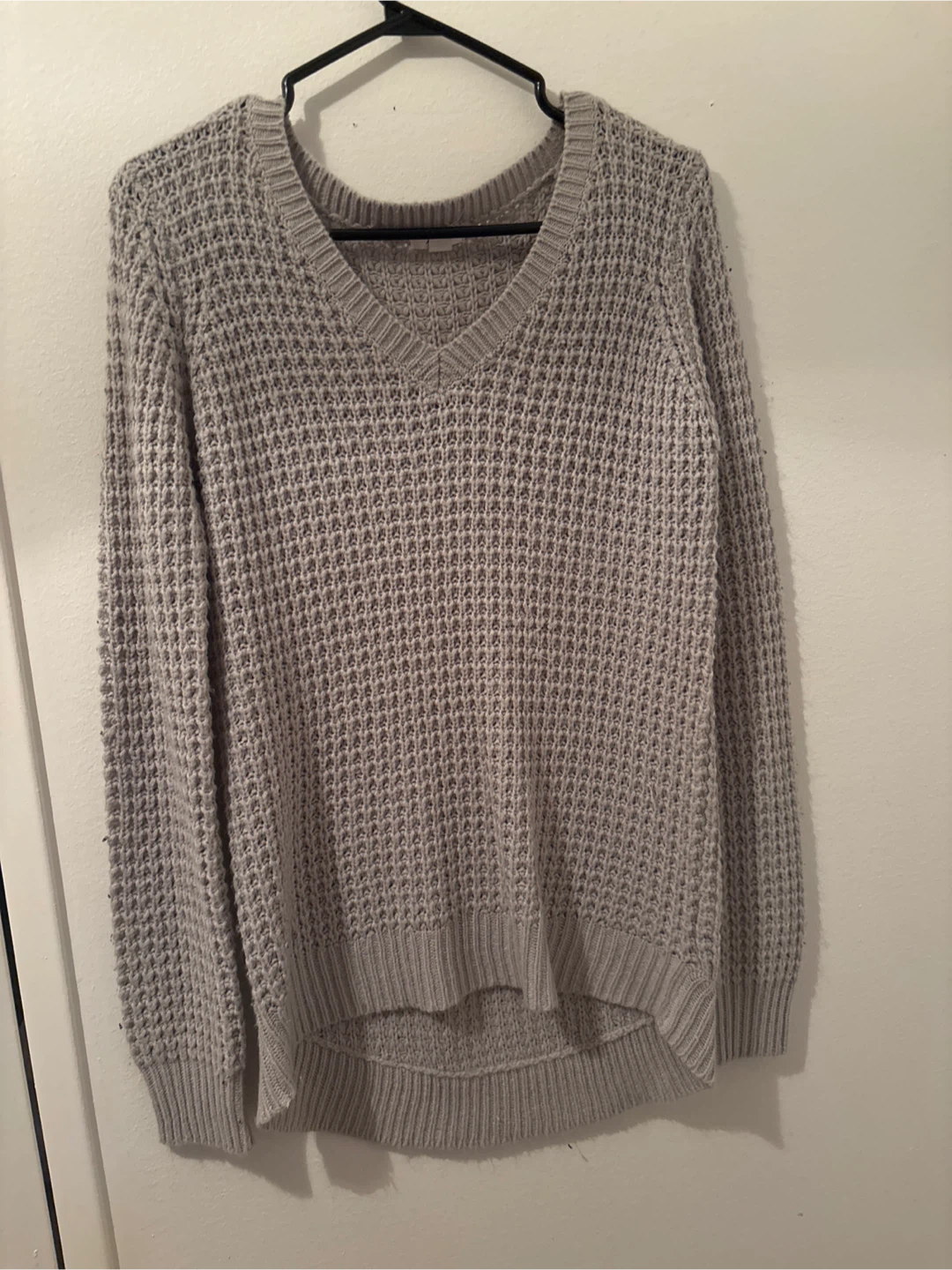 Ardenne Grey Knit Sweater Size M