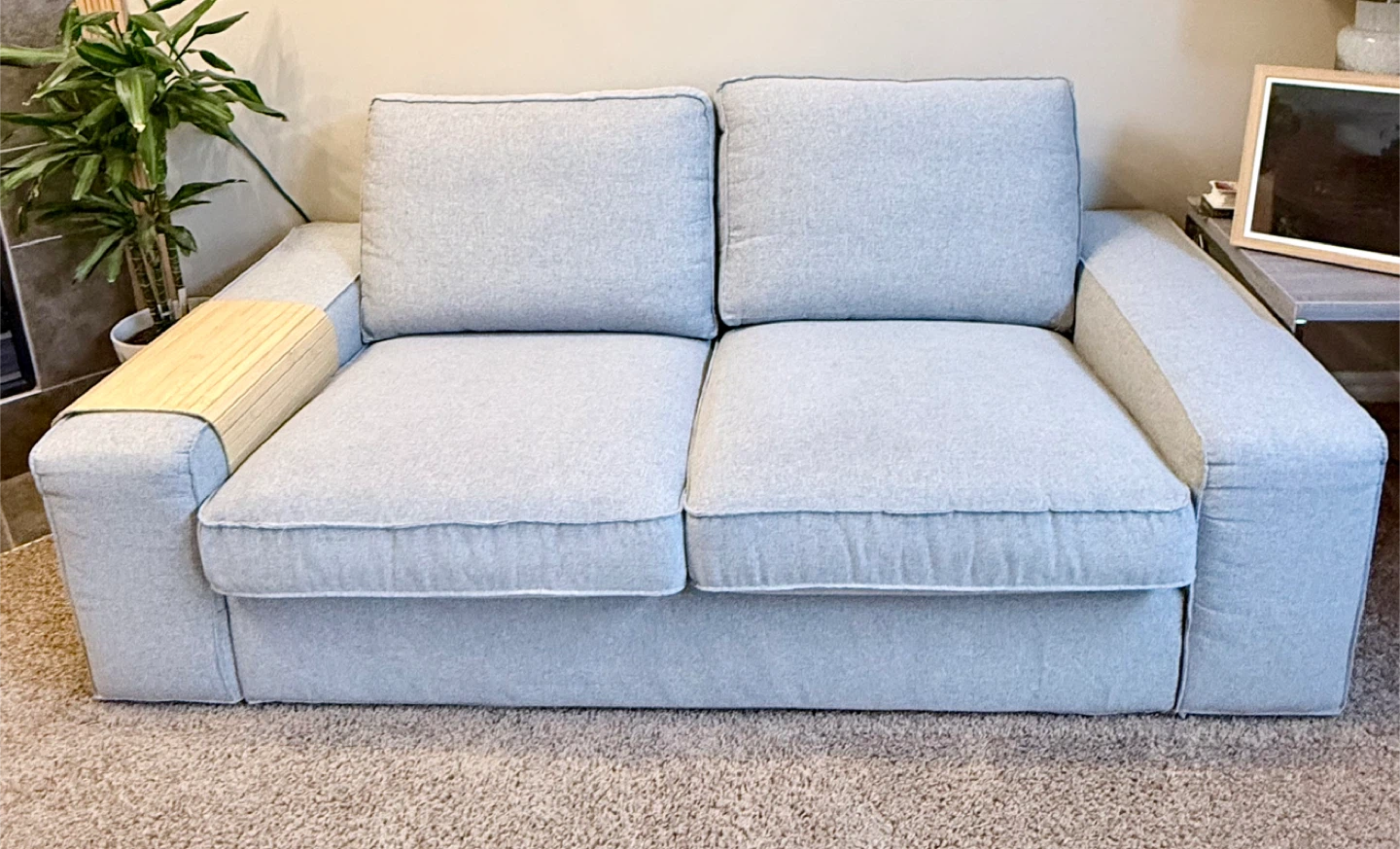 IKEA KIVIK Loveseat in Tibbleby beige/gray - photo 5