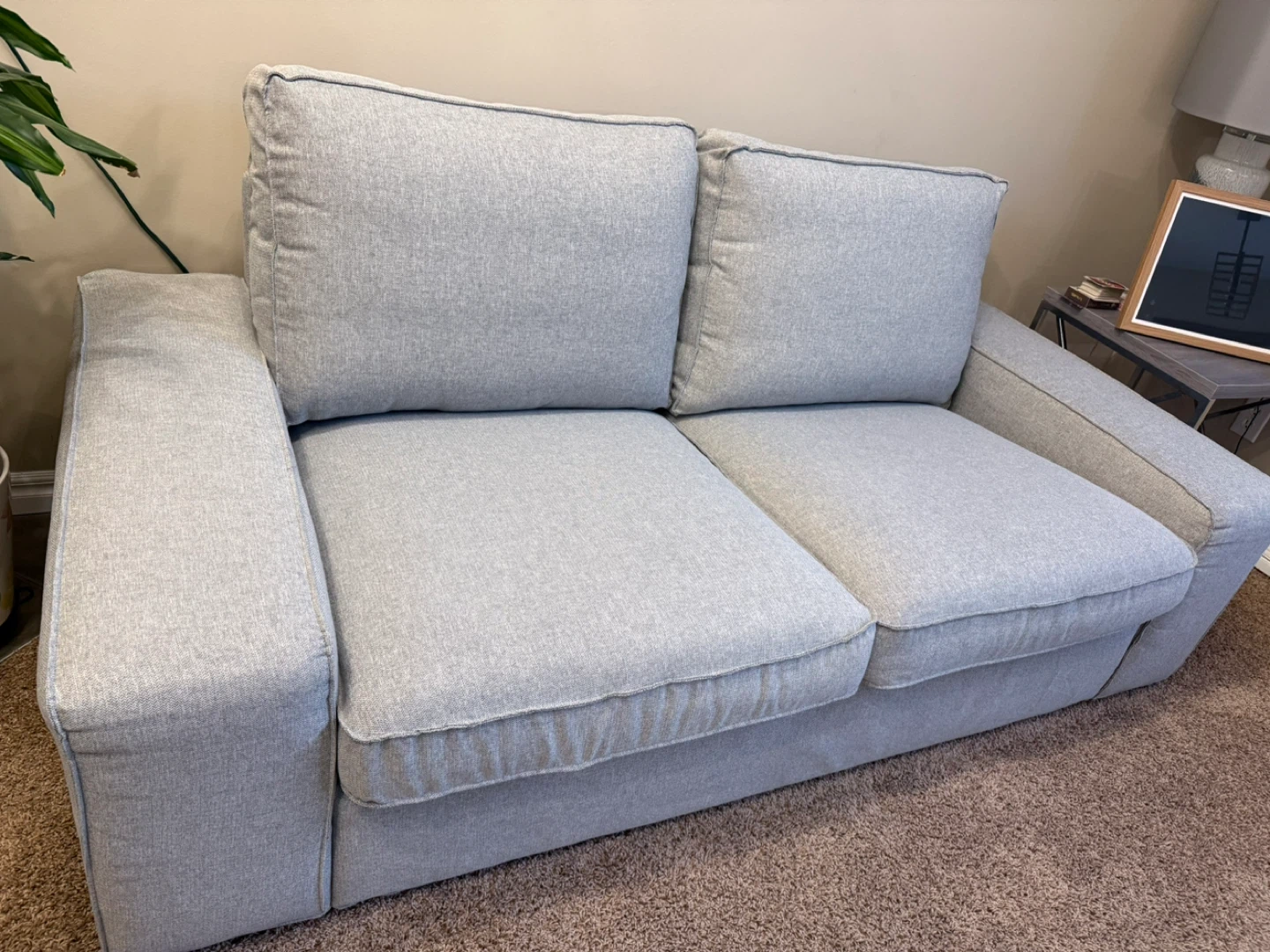 IKEA KIVIK Loveseat in Tibbleby beige/gray - photo 2