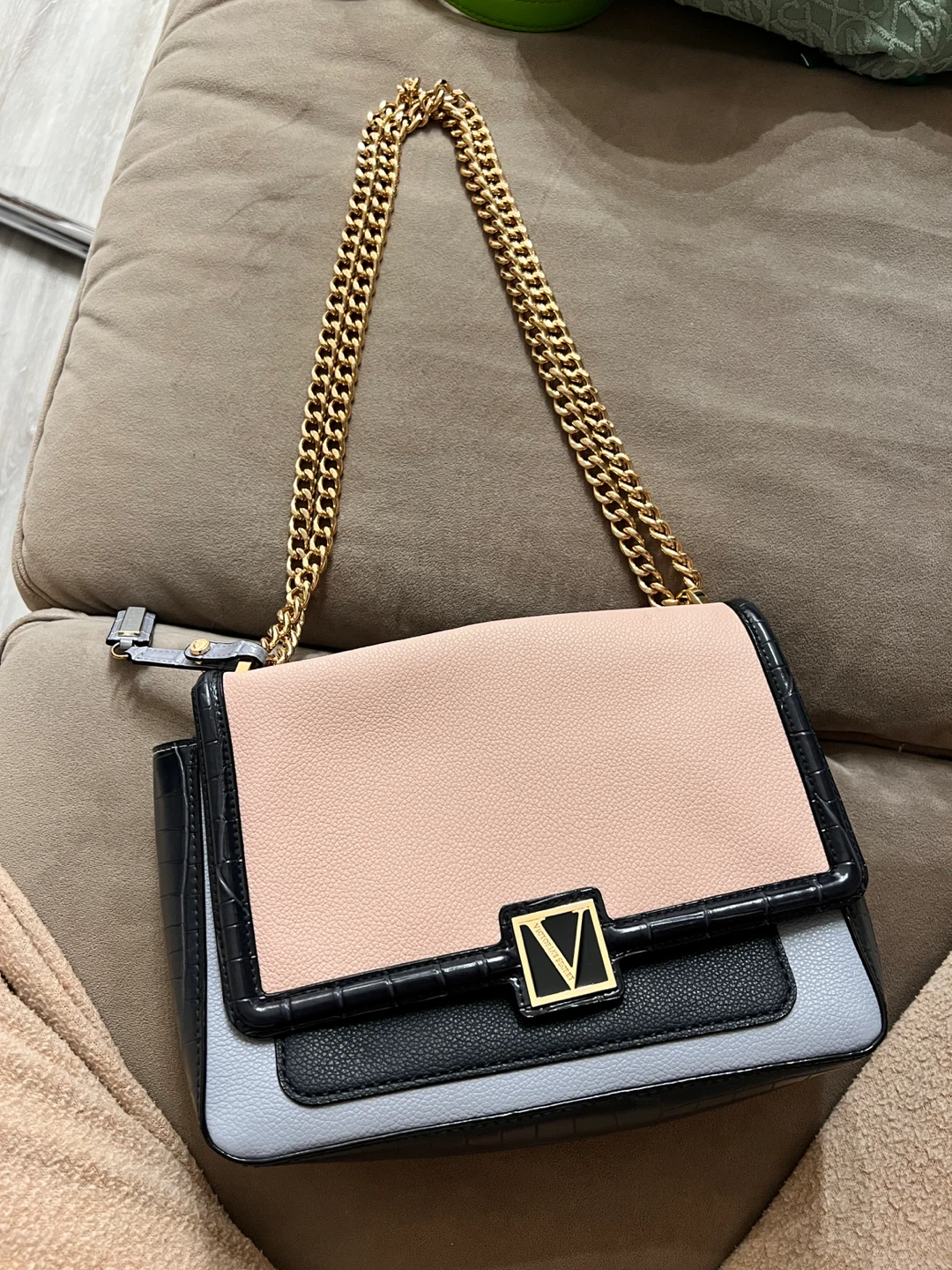 Victoria's Secret Colour Block Chain Shoulder Bag