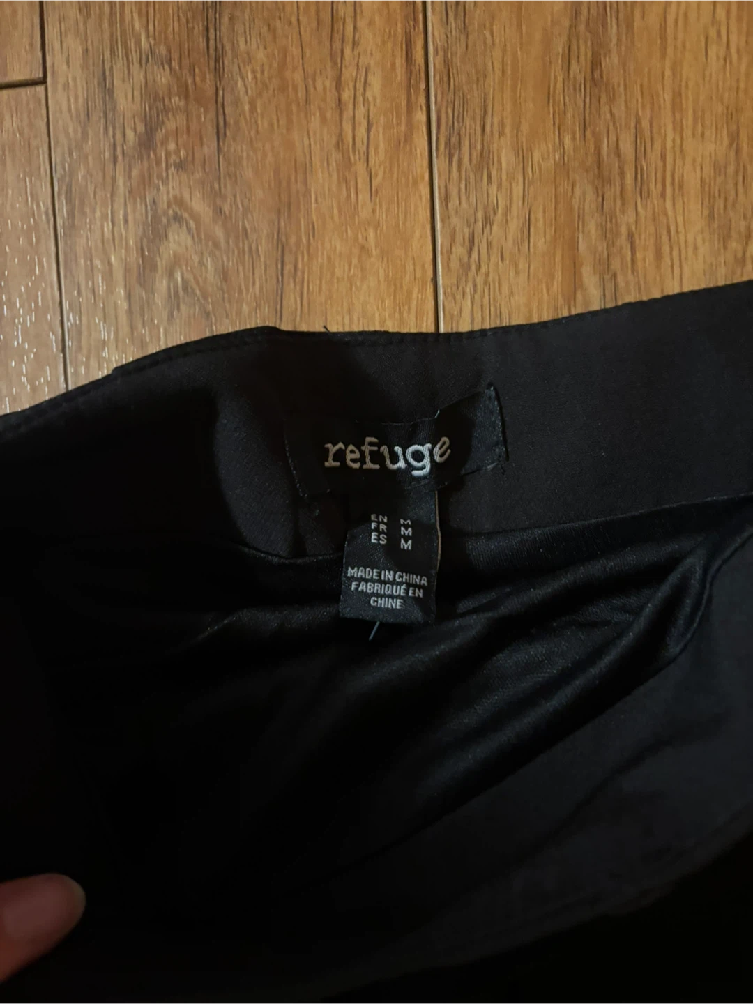 Refuge Black Pleated Skort with Belt - Size M - photo 2