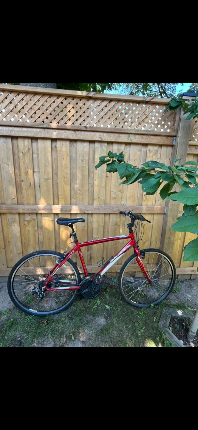 Rocky Mountain Red Hybrid Bicycle