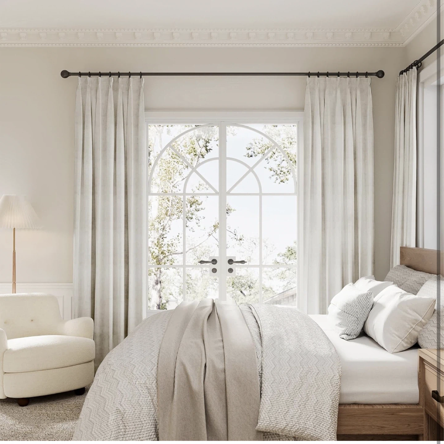 Full Blackout Curtains with 14 Adjustable Hooks - photo 5