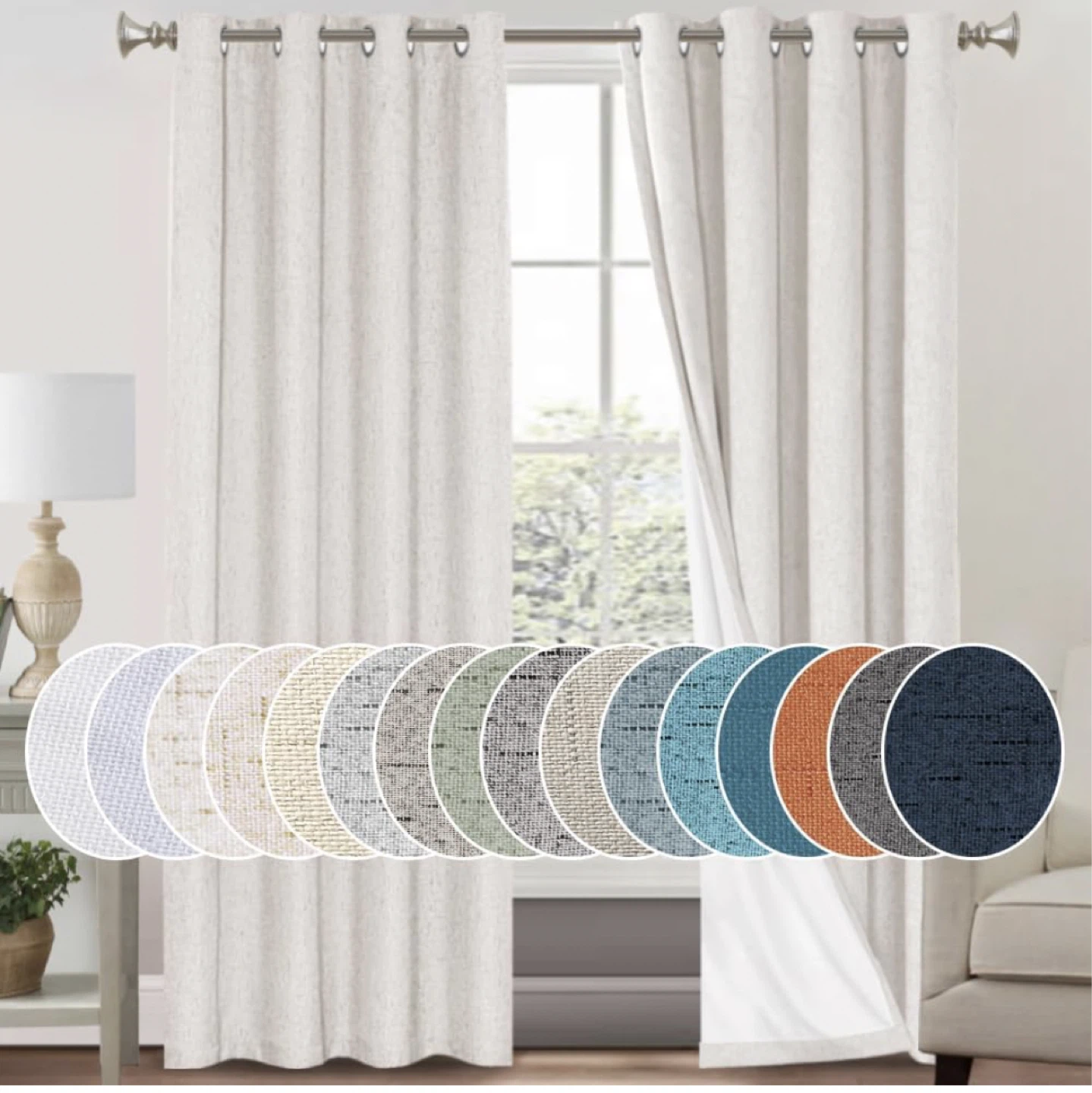 Blackout Curtains - 2 Panels