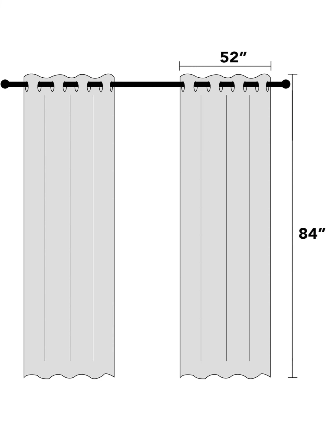 Blackout Curtains - 2 Panels - photo 2