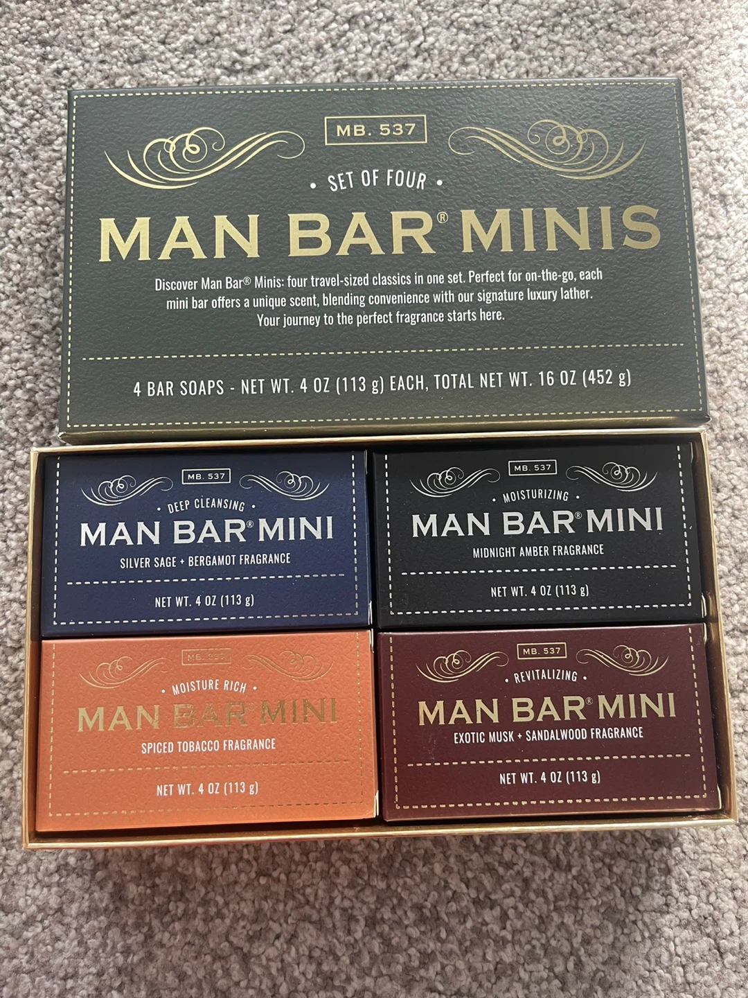 Man Bars Set of Four Soap 🏆