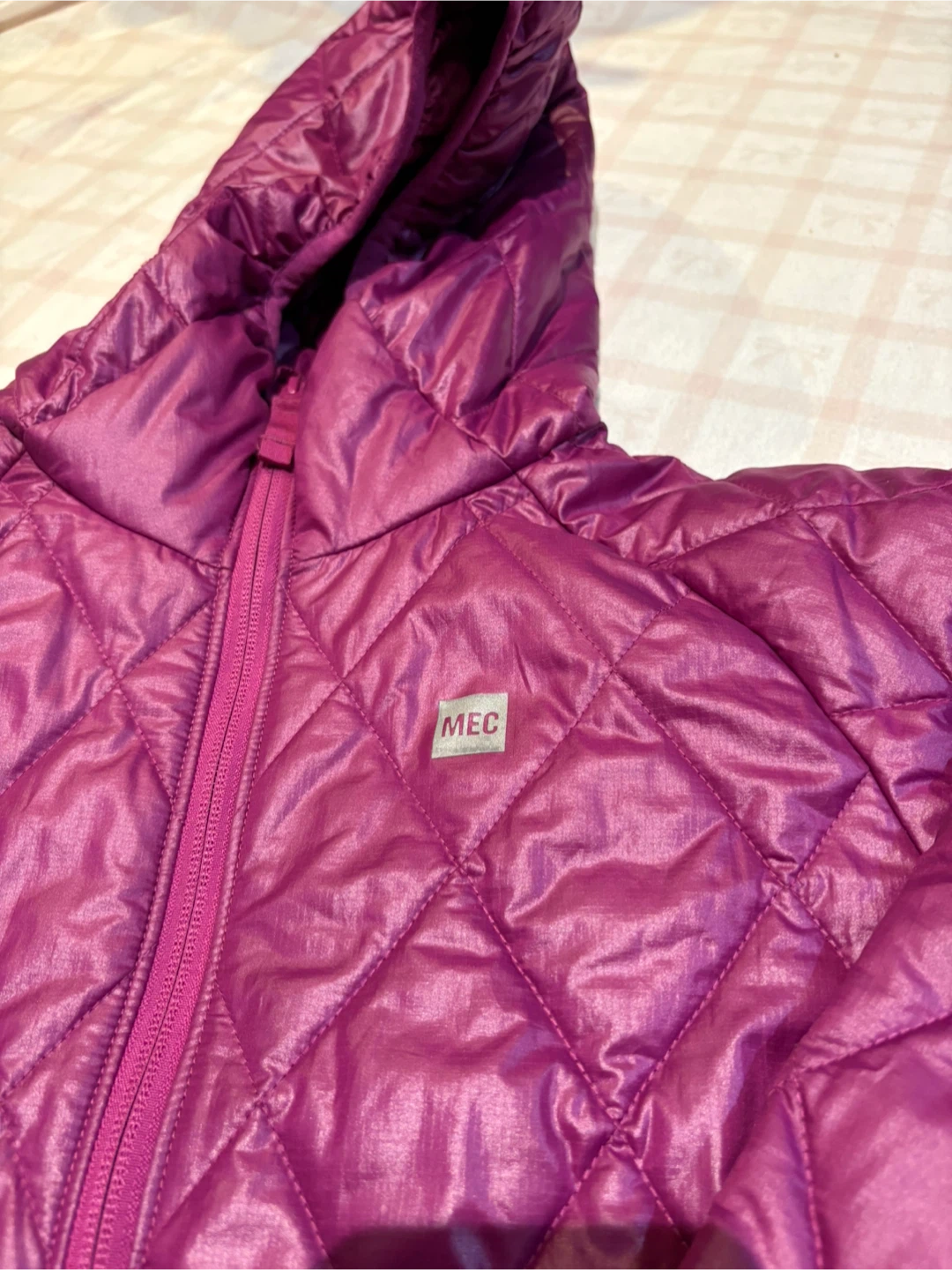 MEC Youth Puffer Jacket - Purple - Size 14 - photo 3
