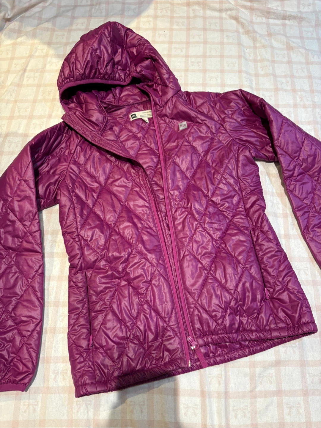 MEC Youth Puffer Jacket - Purple - Size 14