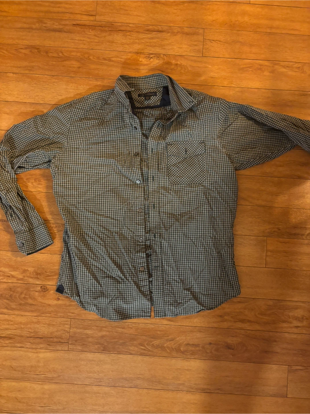Banana Republic Men's Long Sleeve Plaid Shirt