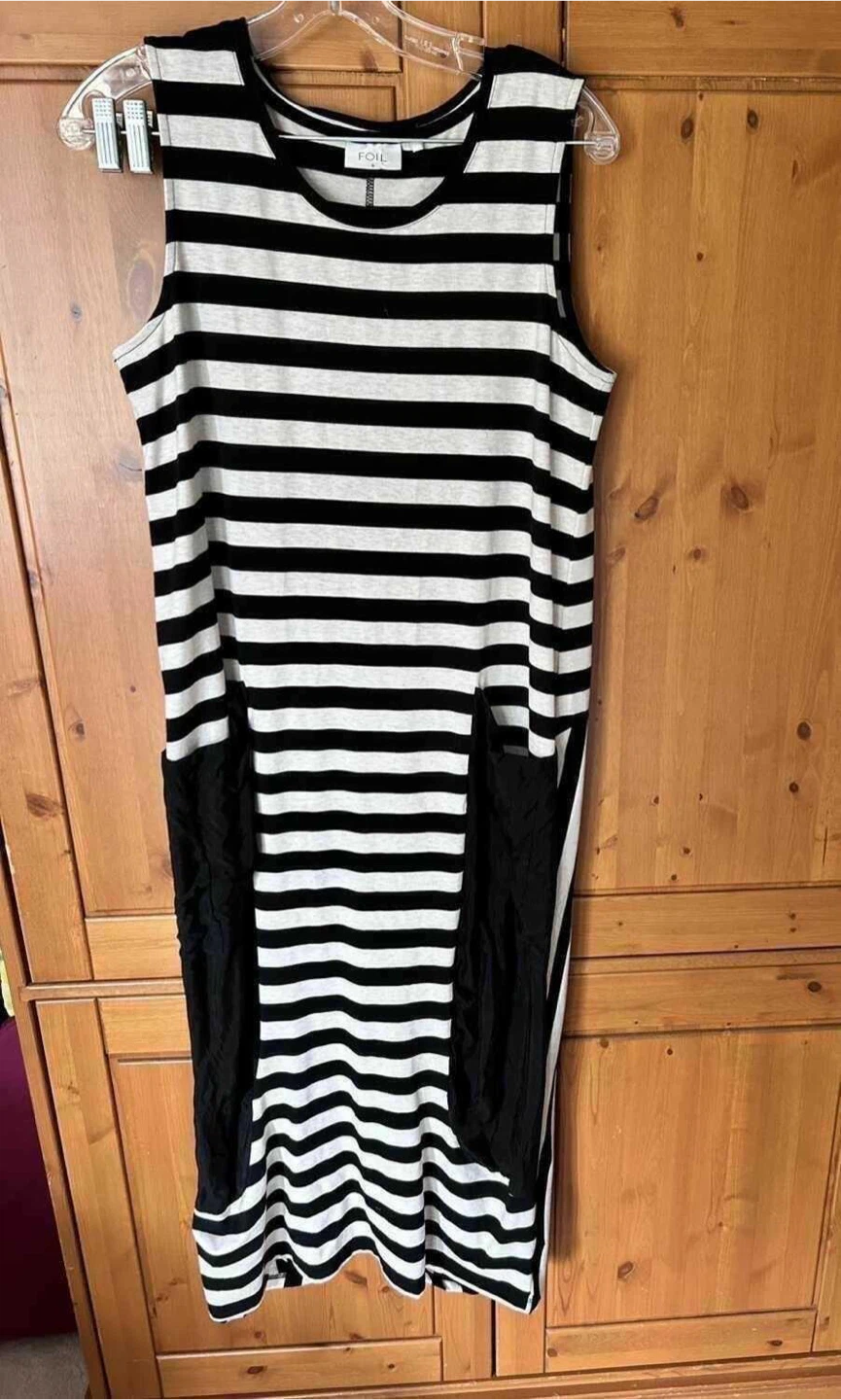 Brand new black & white Midi Dress - photo 2
