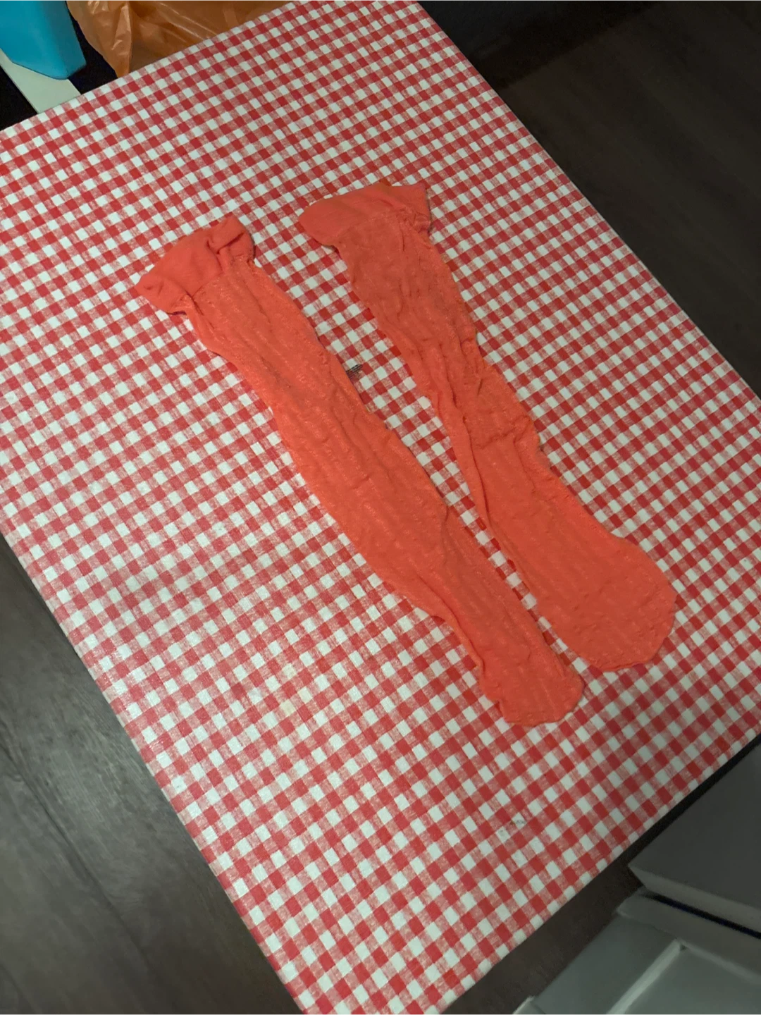 Coral Textured Thigh-High Socks - photo 2