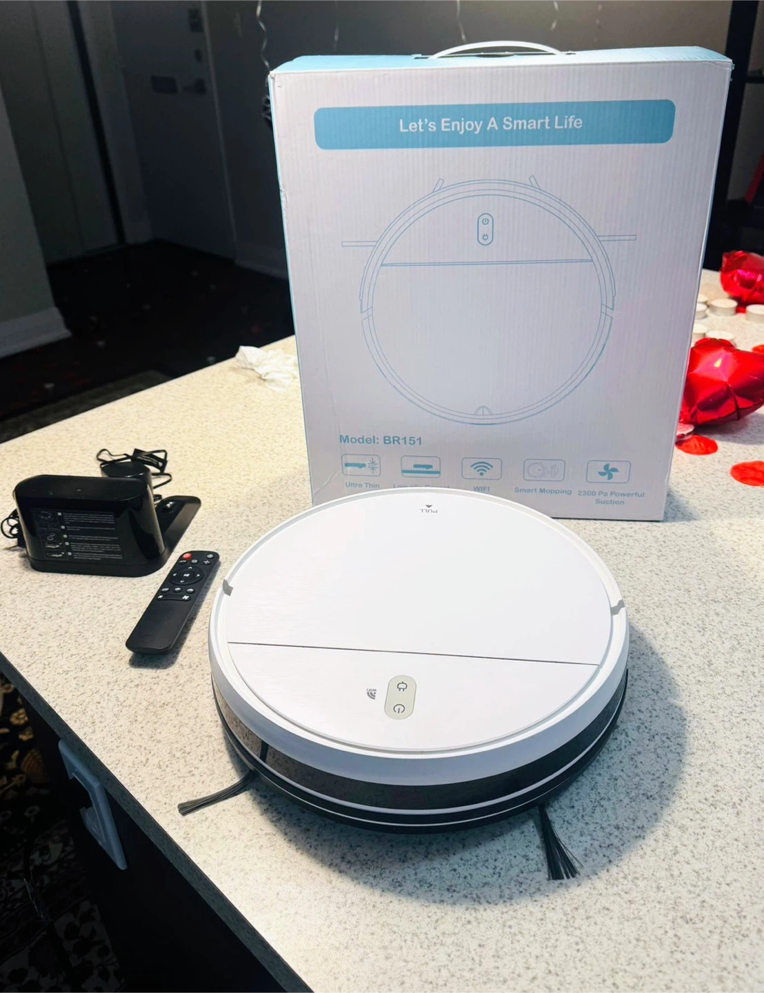 Smart Robotic Vacuum Cleaner BR151 with Remote