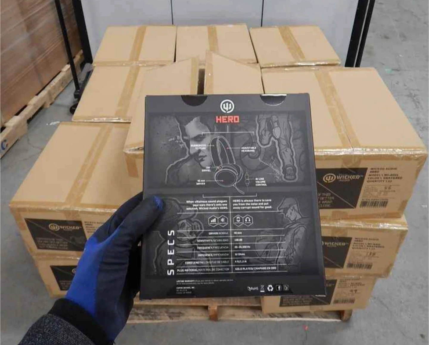 Wholesale 200 x Wicked Audio Hero Headphones - photo 2