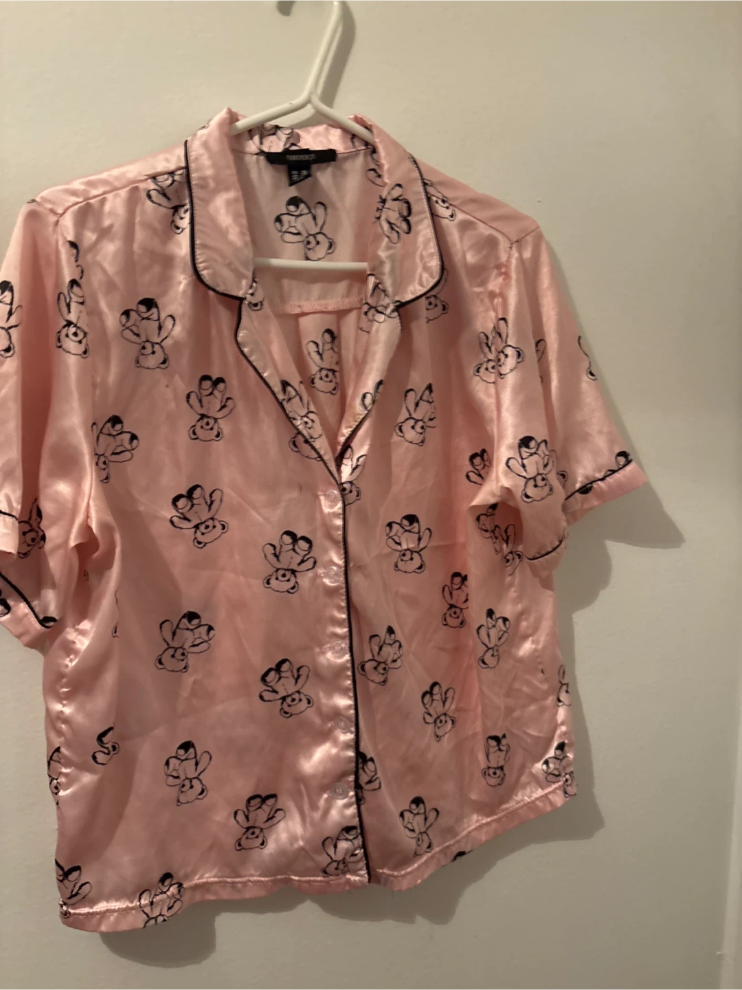 Forever 21 Pink Teddy Bear Pajama Shorts