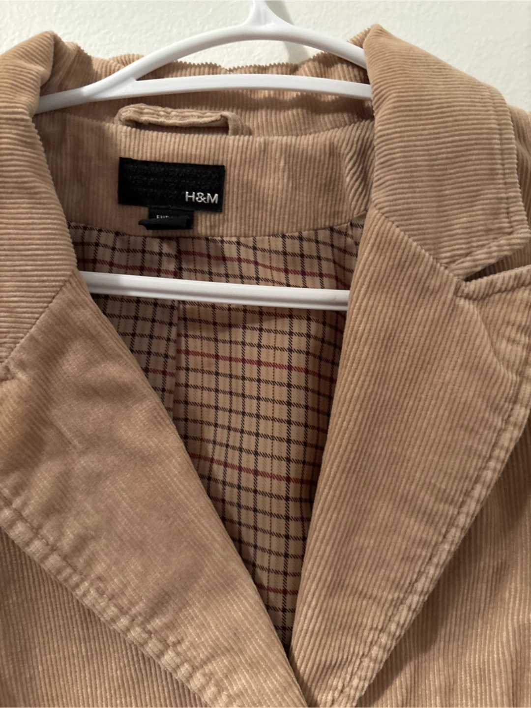 H&M Tan Corduroy Blazer Jacket - US Size 10 - photo 3