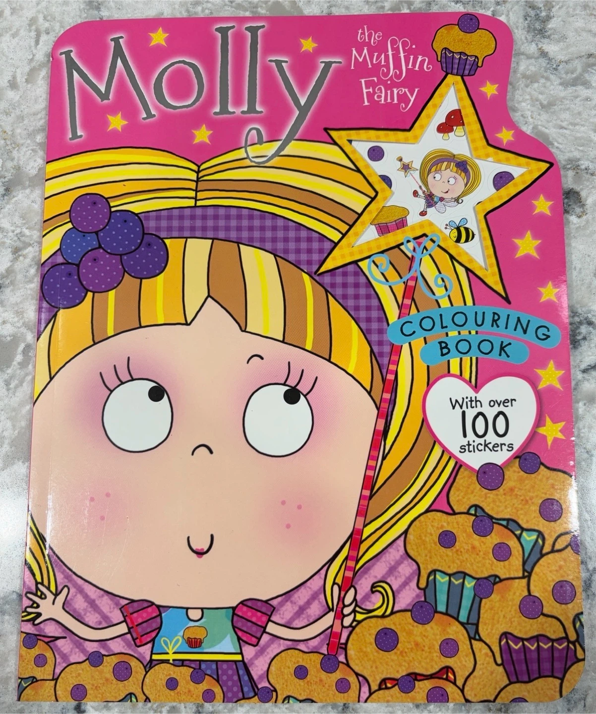 The Muffin Fairy Molly Colouring Book with Stickers
