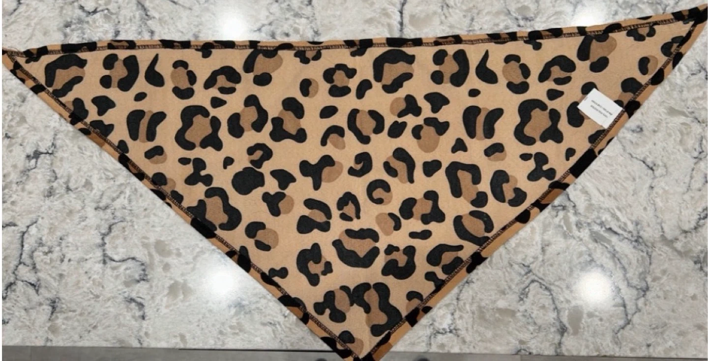 Leopard Print Pet/Children’s Bandanas - photo 2