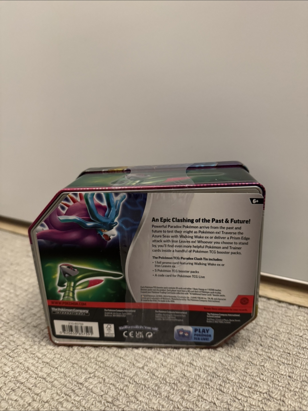 Pokemon Paradox Clash Tin [Walking Wake ex] - photo 2