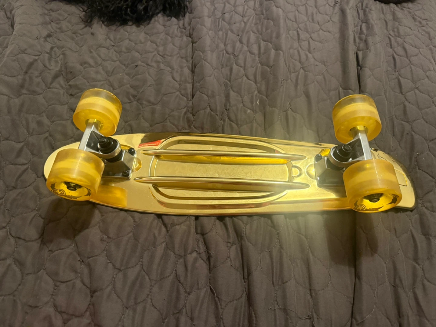Gold Penny Board Skateboard - photo 2