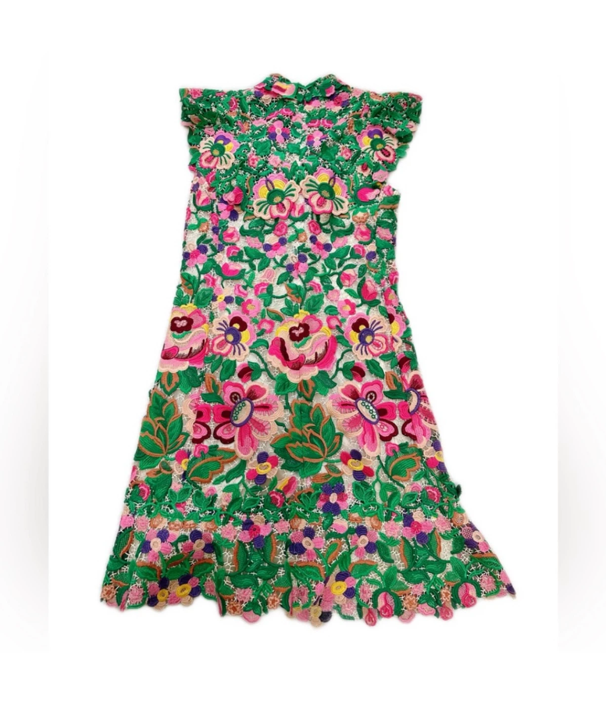 VALENTINO Lace Floral Dress - photo 2