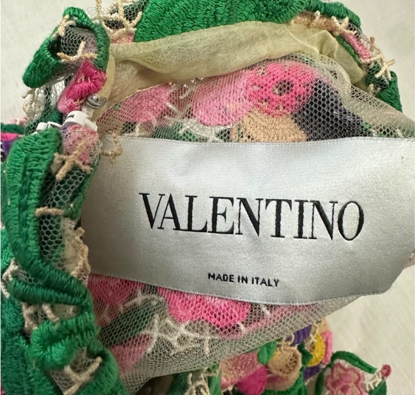 VALENTINO Lace Floral Dress - photo 3