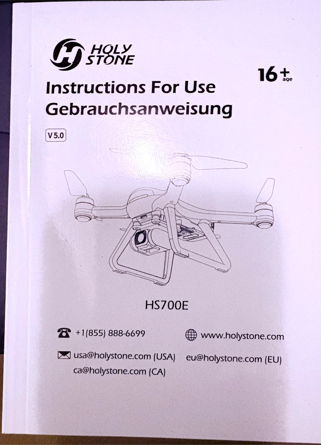 Brand New - Never used - Holy Stone HS700E Drone with Case - photo 2