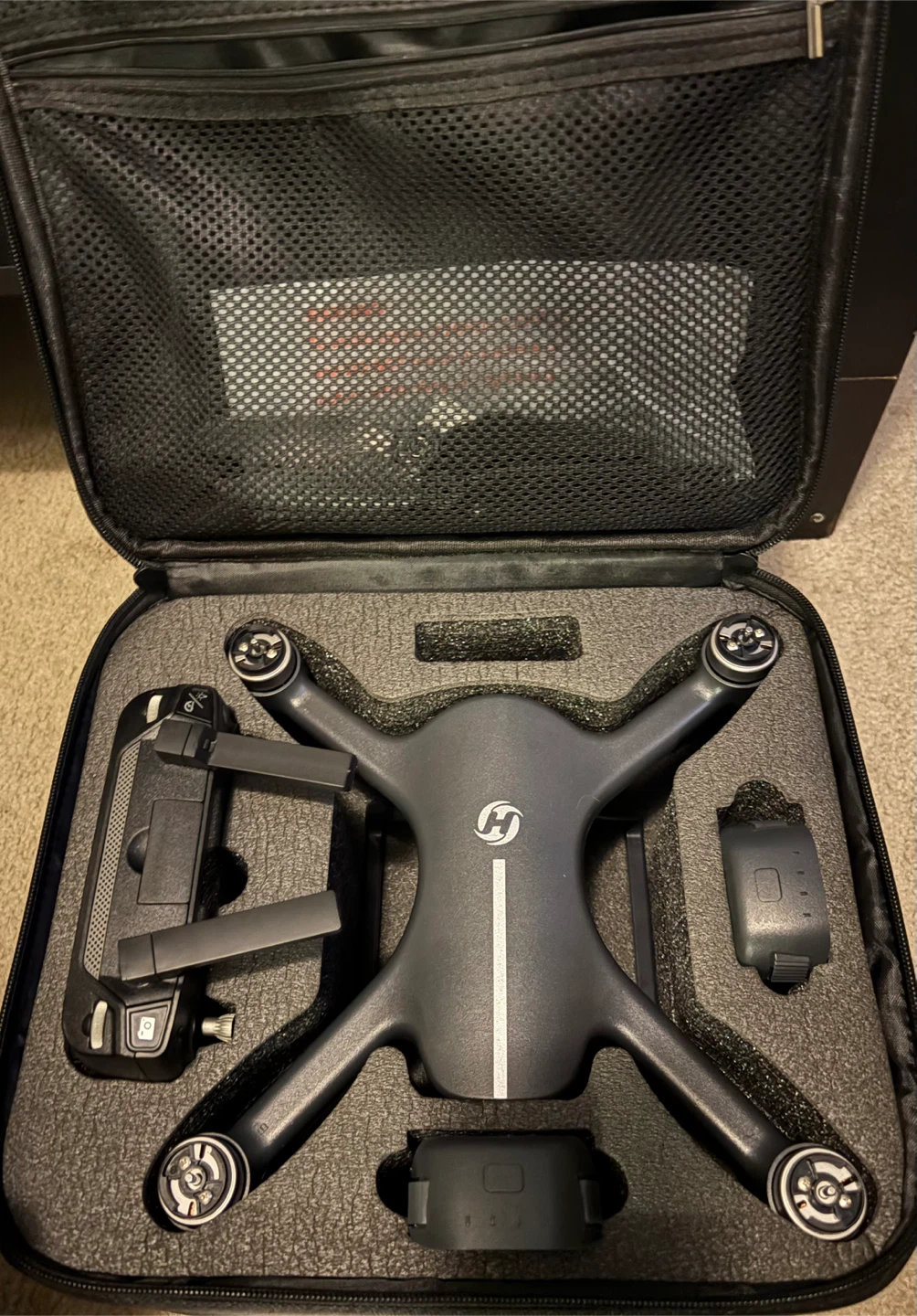 Brand New - Never used - Holy Stone HS700E Drone with Case