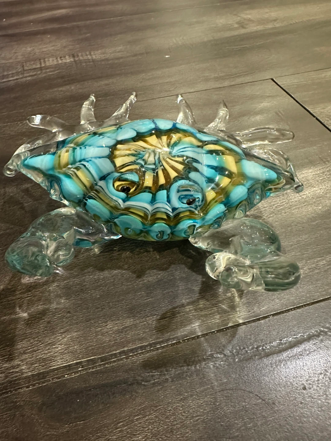 Glass Crab Figurine
