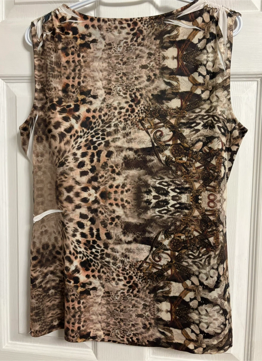 Cleo Women's Sleeveless Animal Print Top - photo 2
