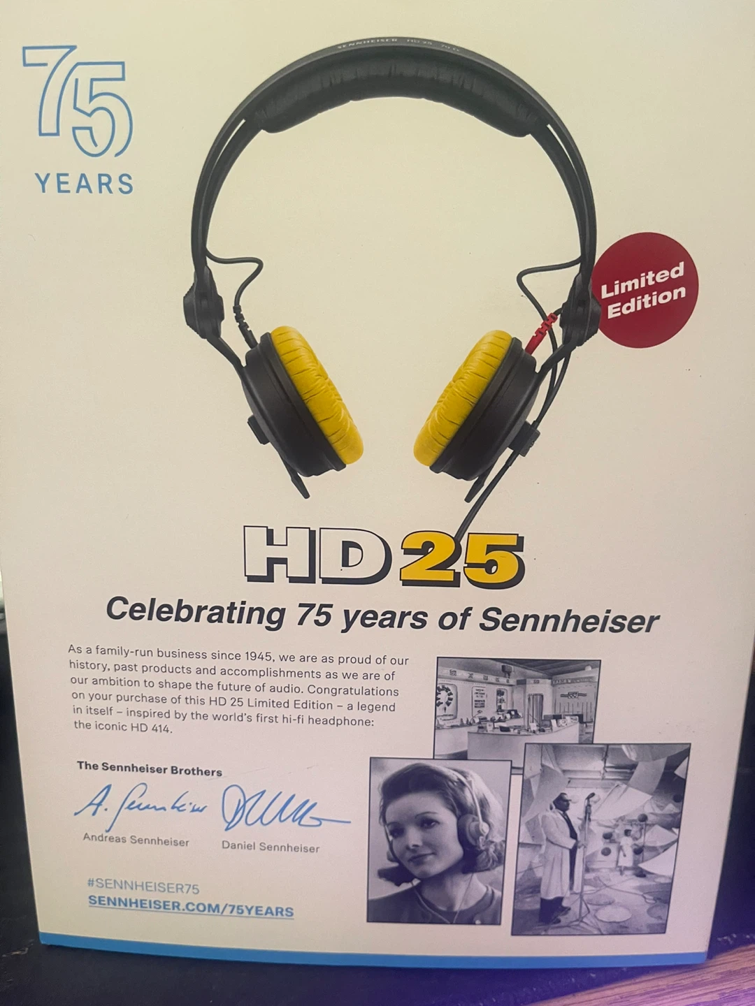 Sennheiser HD 25 Limited Edition Headphones - photo 3