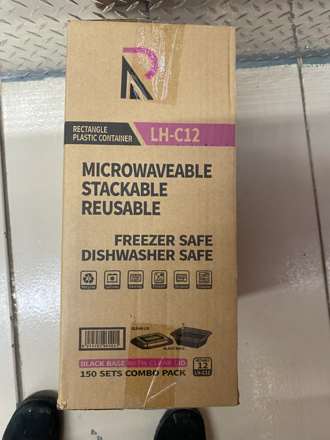 Rectangle Plastic Container Combo Pack - 150 Sets - photo 2