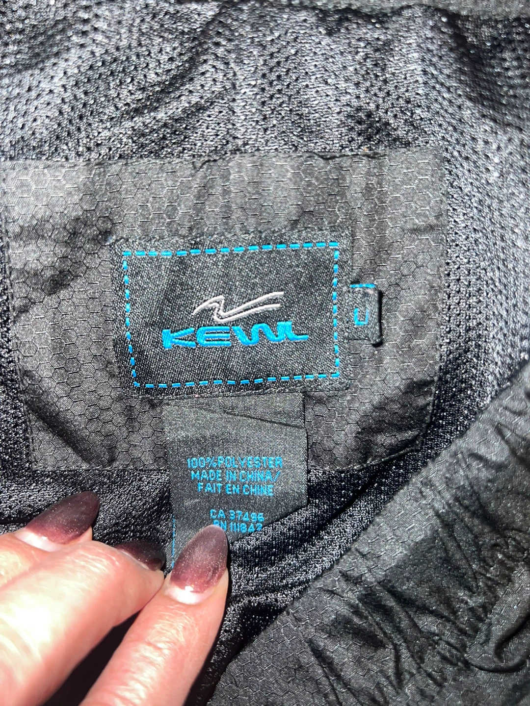 Kewl Black Polyester Track Pants - Size L - photo 2