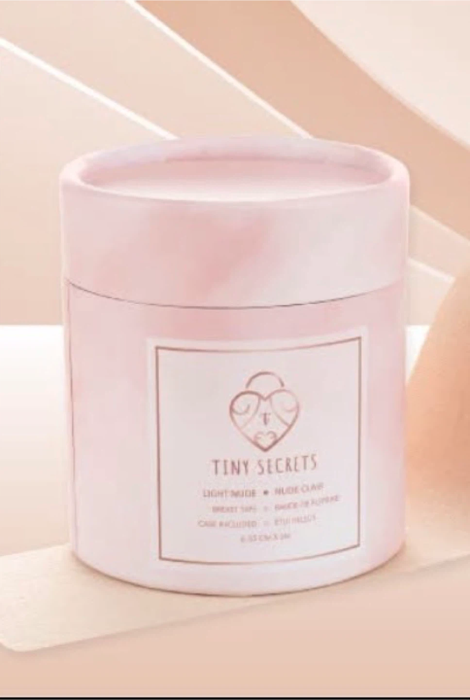 FREE with any purchase ~ Tiny Secrets Breast Tape Light Nude 5m - photo 2
