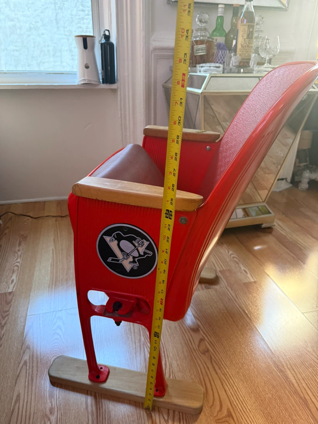 Authentic collectors Pittsburgh Penguins Civic Arena chair - photo 5