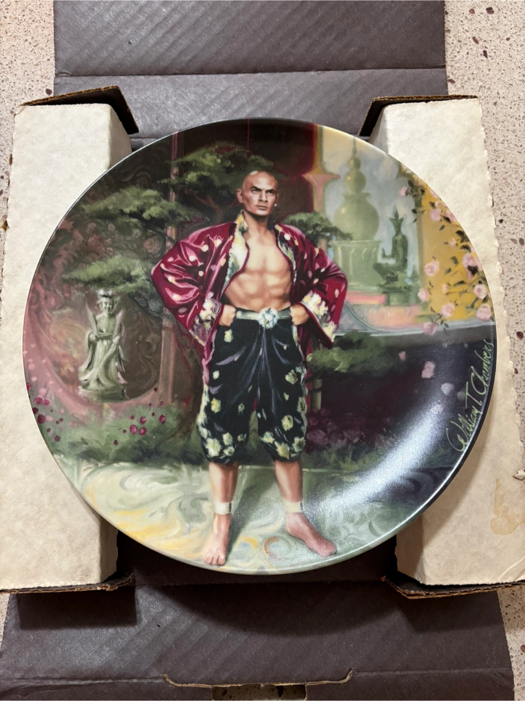 The King and I collector plate by William T. Chambers