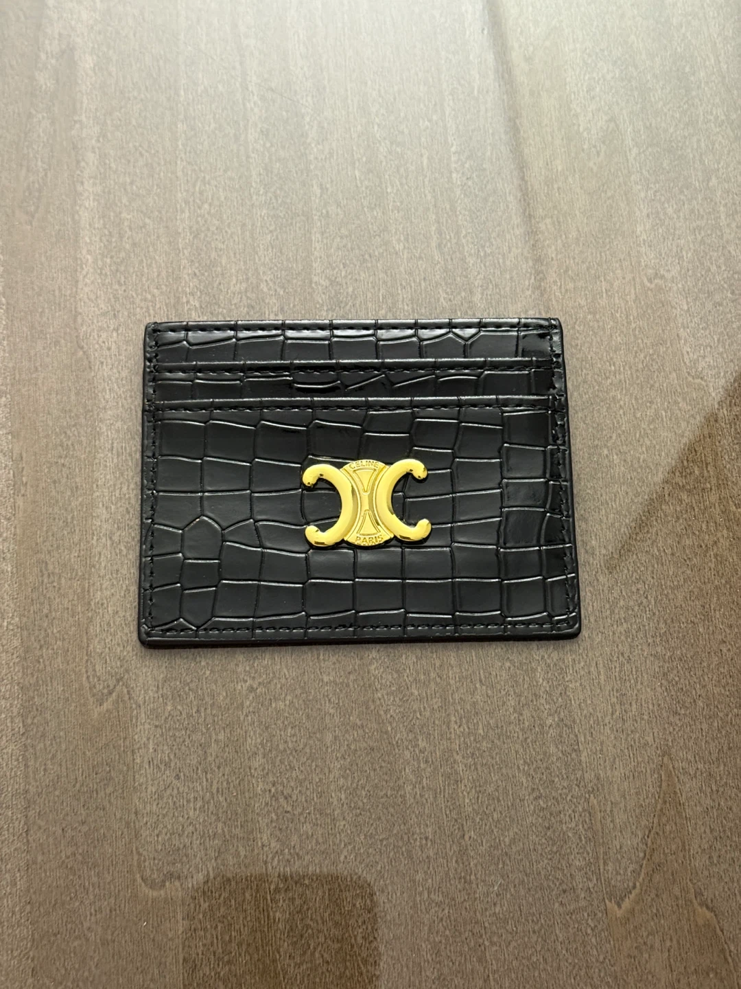 Celine Black Card Holder - photo 5