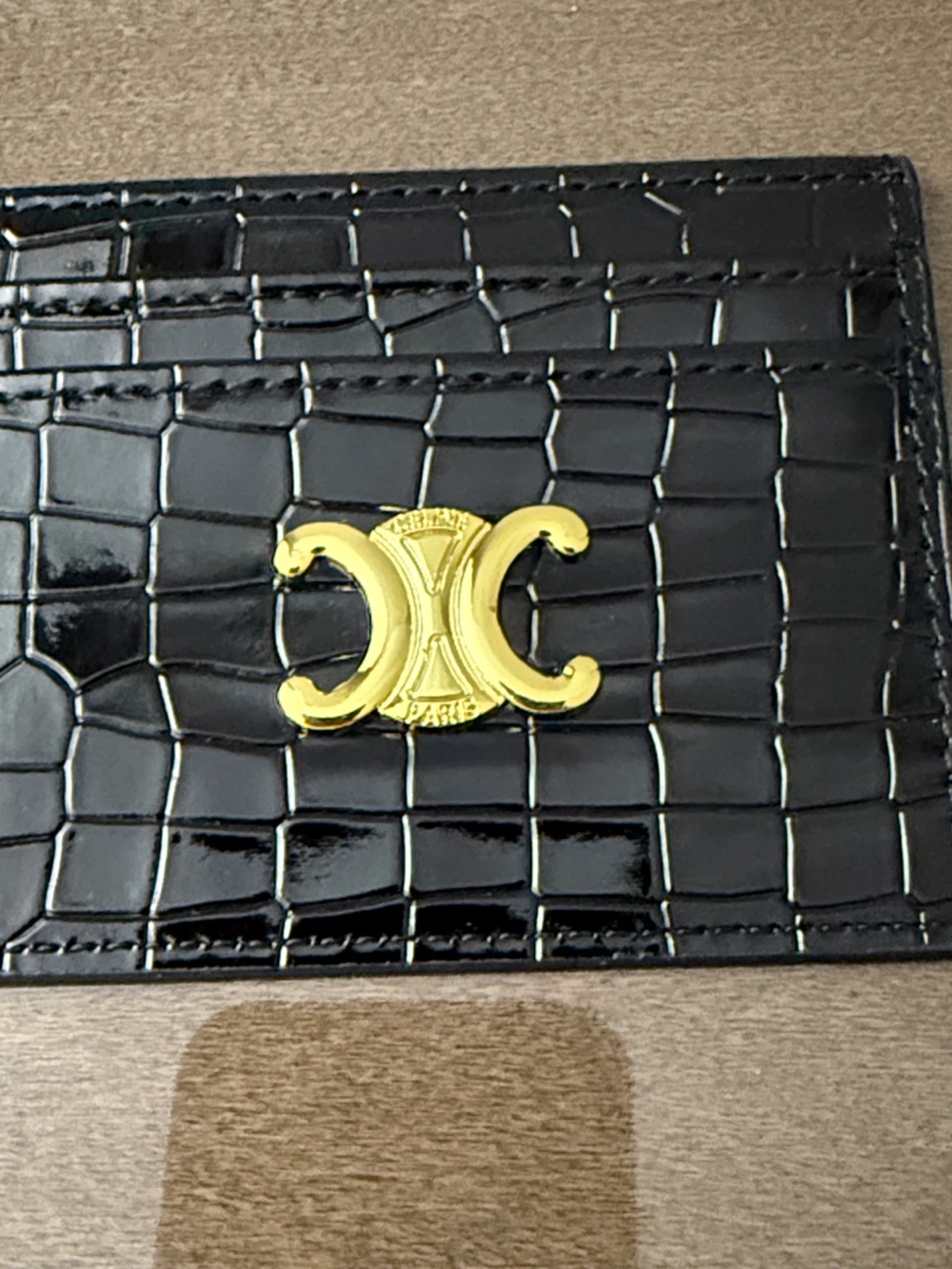 Celine Black Card Holder - photo 4