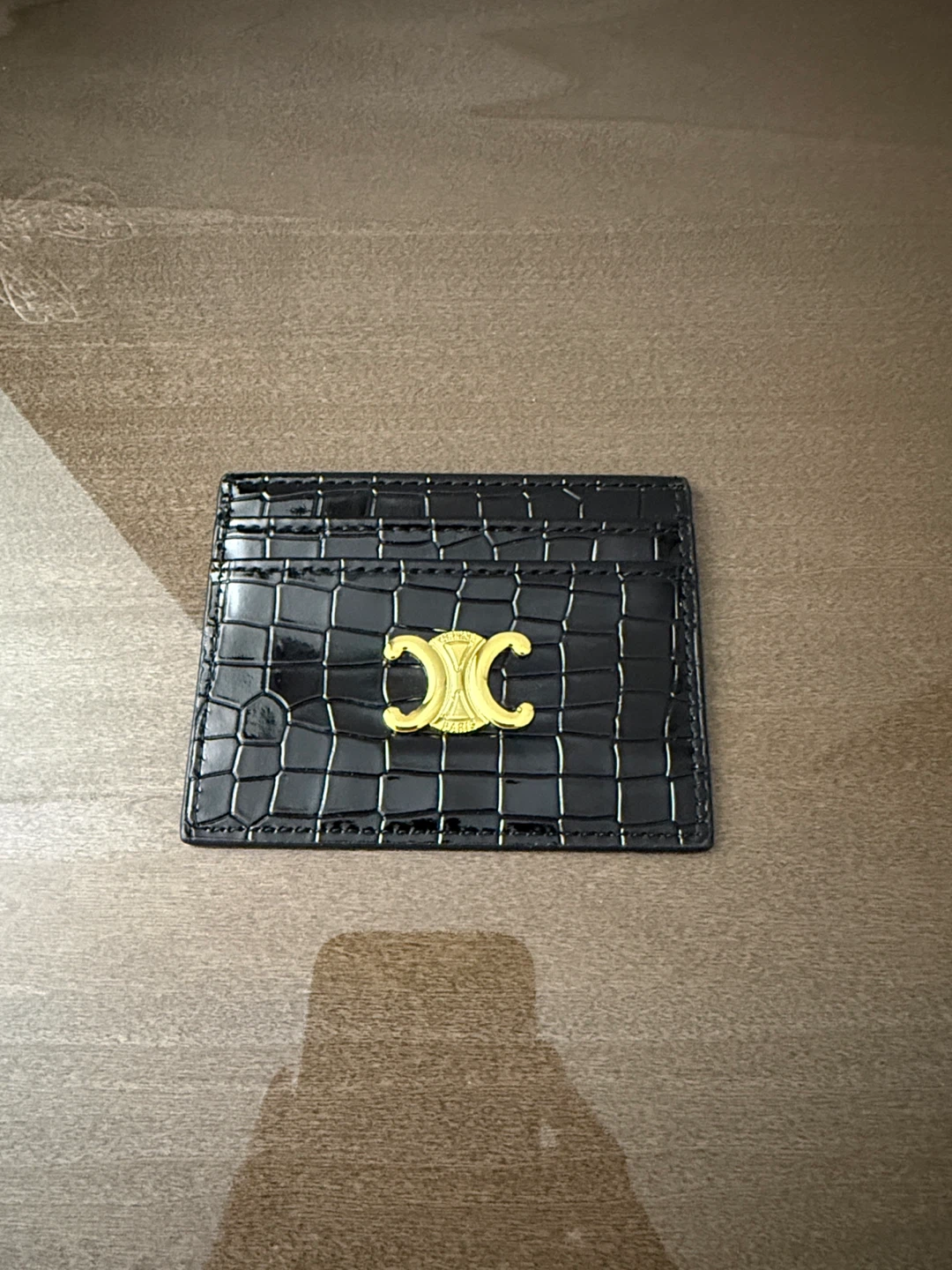 Celine Black Card Holder