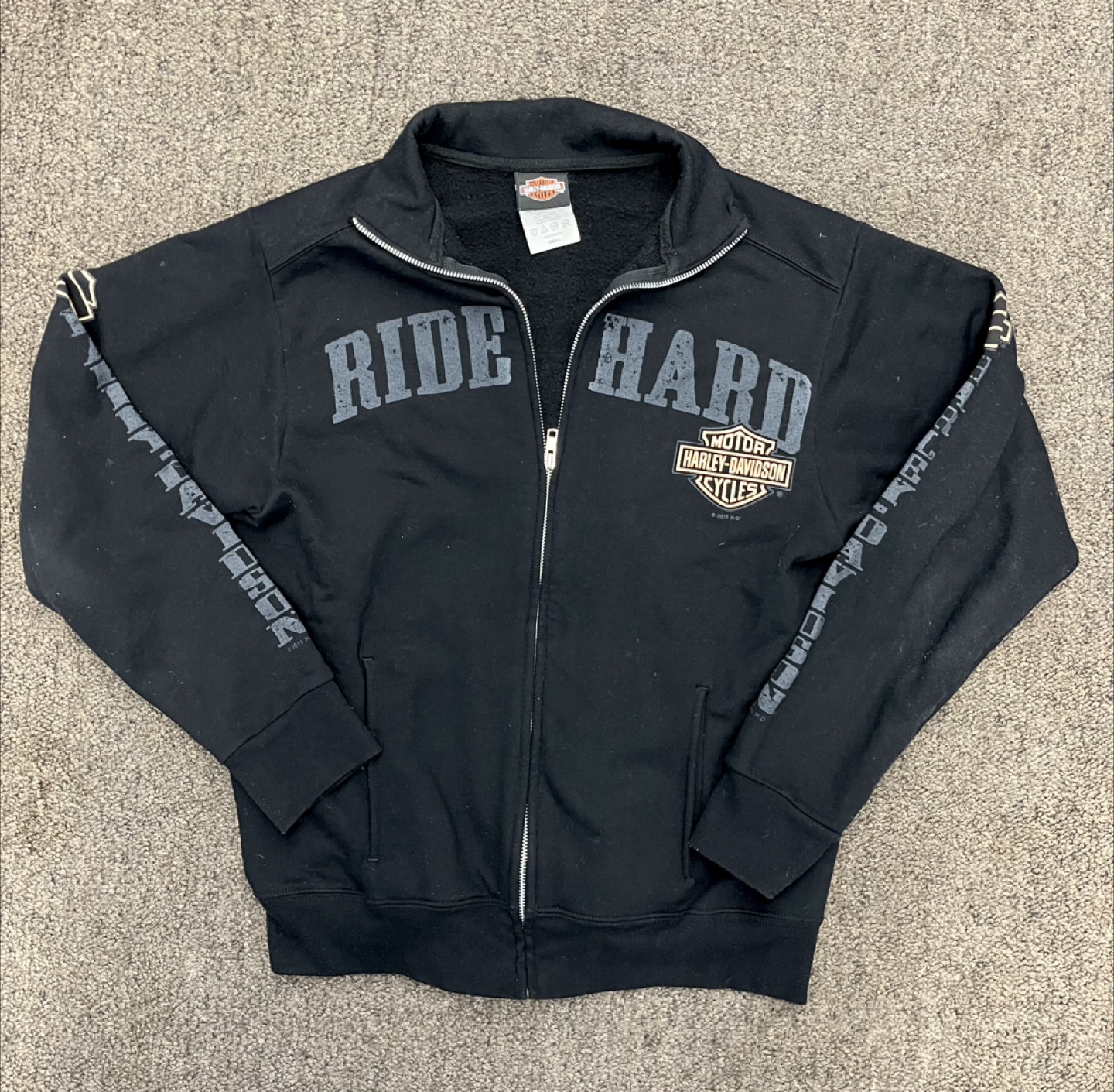 Harley-Davidson Las Vegas "Ride Hard" Full Zip Hoodie