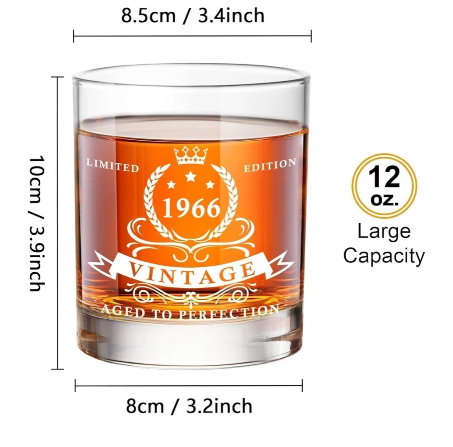 Whiskey Glass Set with Chilling Ball and Tongs - photo 2