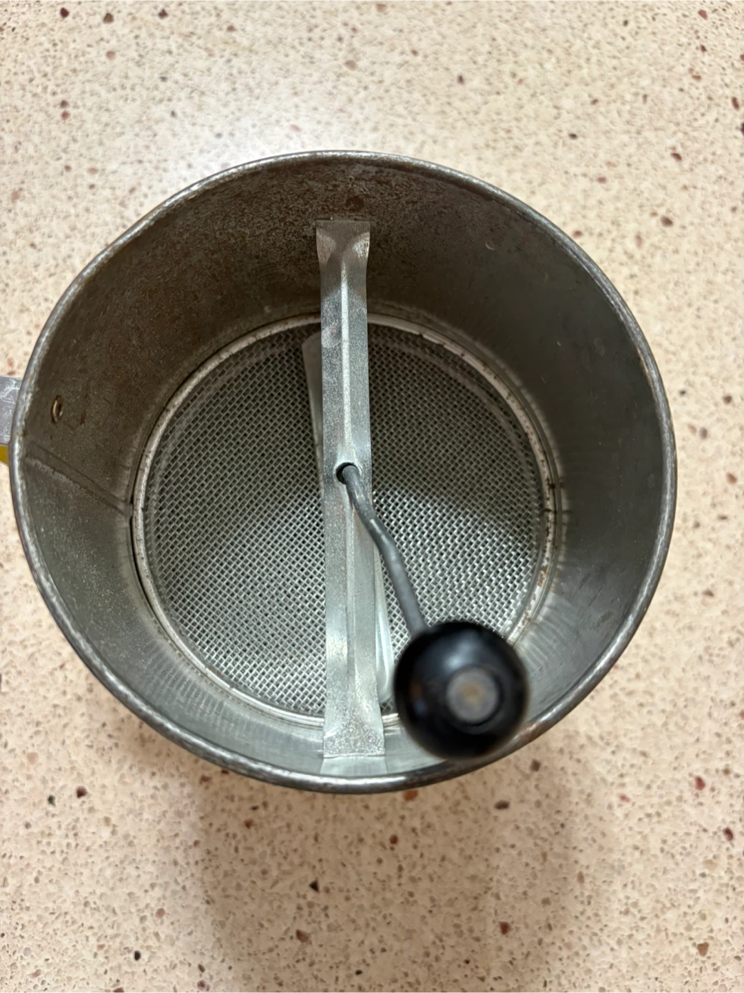 Vintage Androck 3 Screen Flour Sifter - photo 5