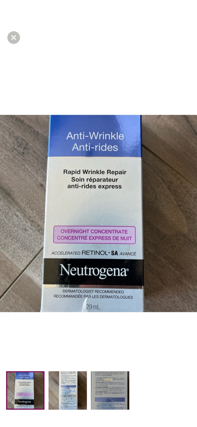 BNIB- Neutrogena overnight concentrate Wrinkle repair