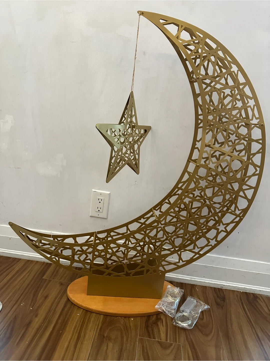 Metal Crescent Moon and Star-Larg - photo 4