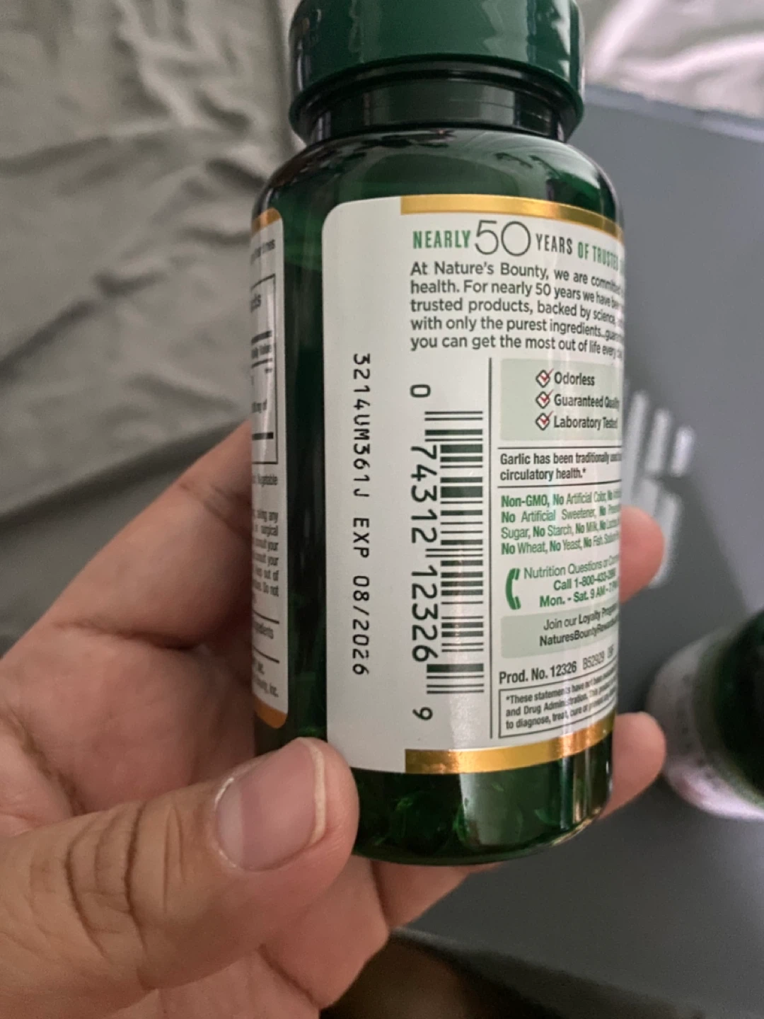 Nature's Bounty Garlic Extract 1000mg - 2000mg - photo 2