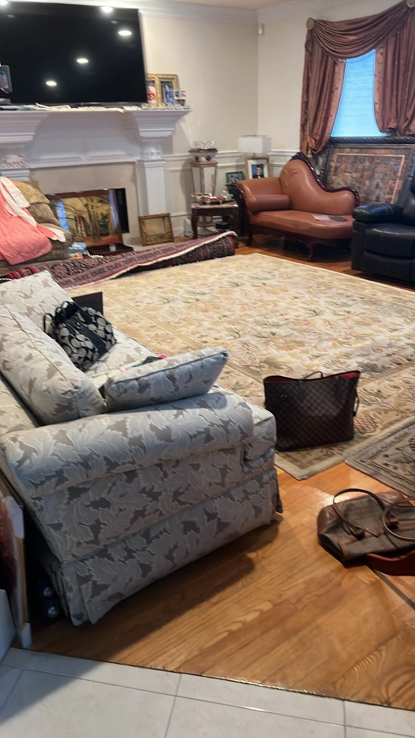Rolled Red Oriental Area Rug - photo 4