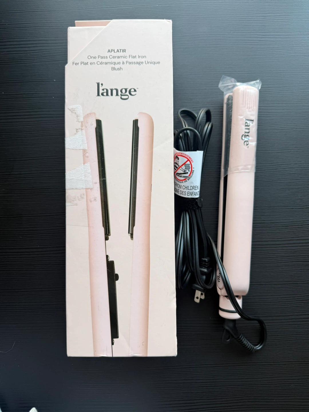 L'ange APLTIR One Pass Ceramic Flat Iron Blush - photo 2