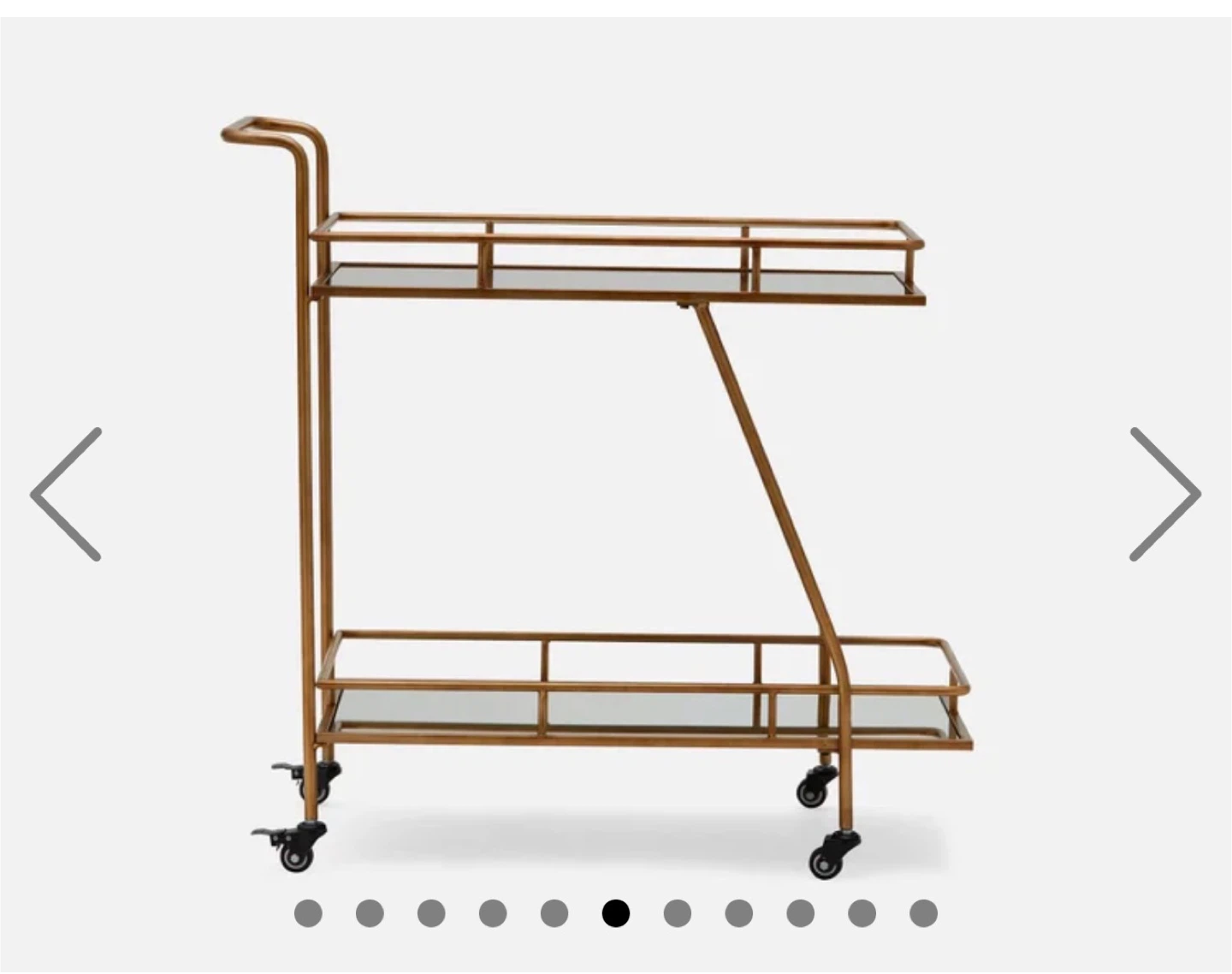 Mirrored Bar Cart - photo 4