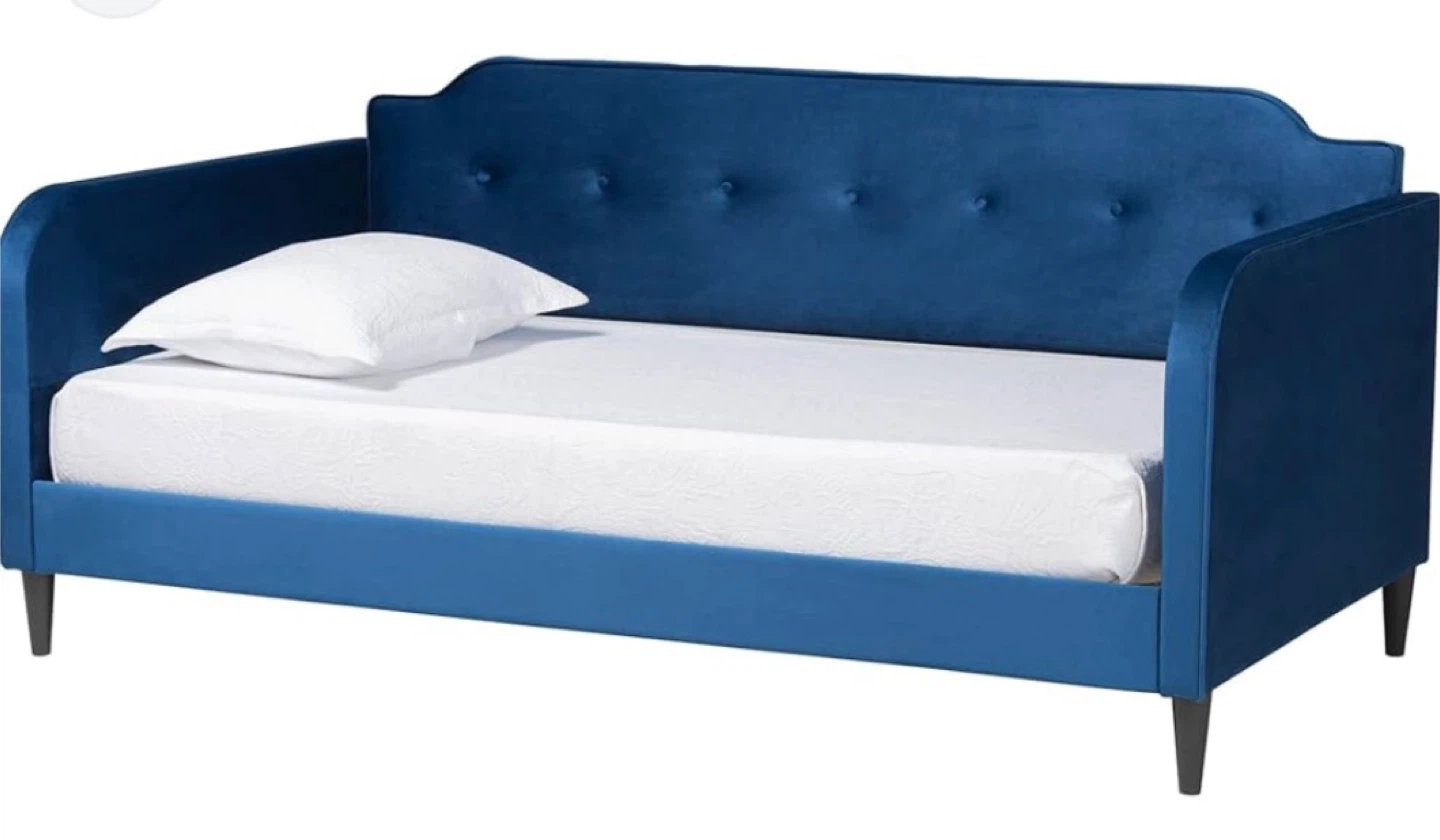 New Blue Upholstered Twin Size Daybed - photo 2