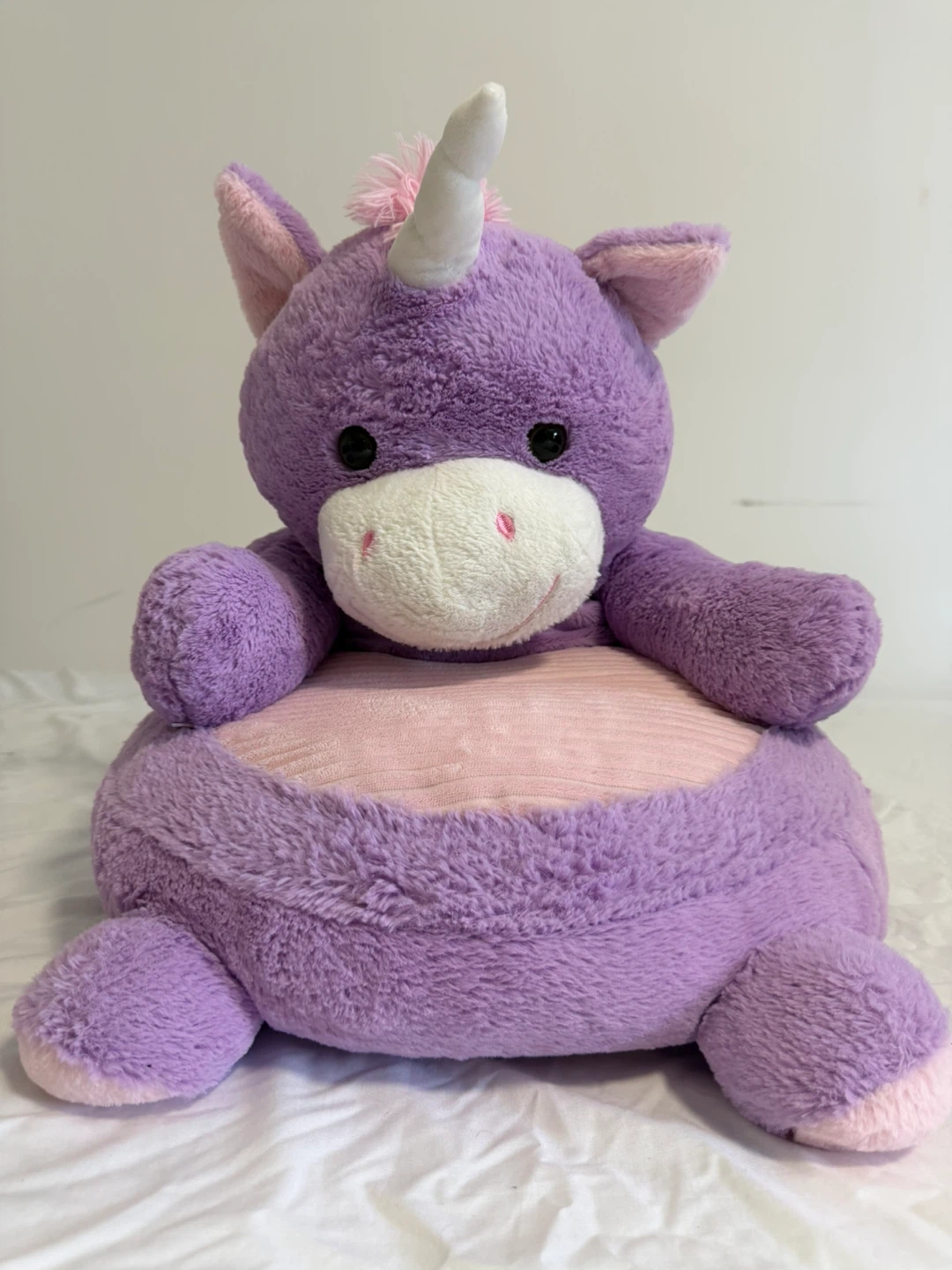 Goffa Plush Purple Unicorn Seat