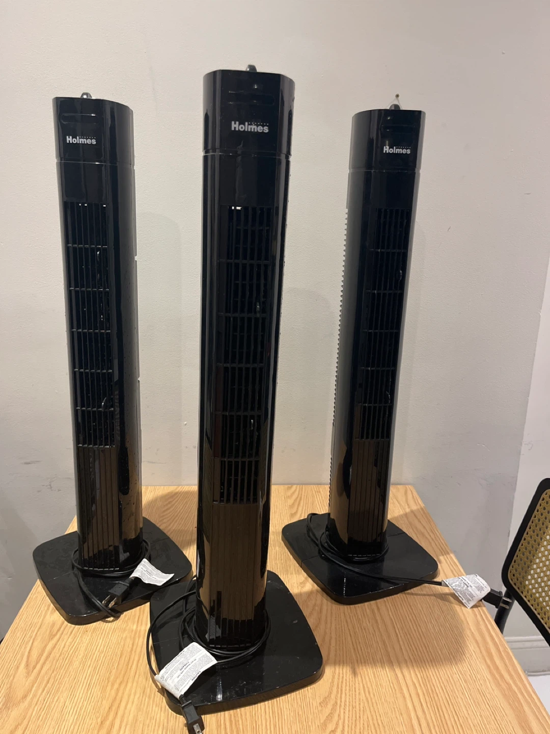 Holmes Black Tower Fan - 3 Pack